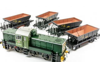 HELJAN HN1420 CLASS 14 BR GREEN PLUS 4 X DOGFISH HOPPER SET