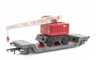 HORNBY R60238 BR MACHINERY TRUCK LORIOT Y No 41990 & BR COLES CRANE