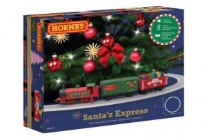 HORNBY R9363M SANTAS'S EXPRESS RECHARGEABLE BATTERY OPERATED TRAIN SET