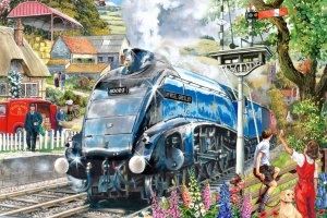 KNIGHT TRAIN JIGSAW PUZZLE