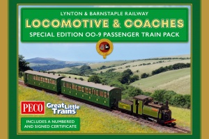 PECO GR-1003 GLT OO-9 EXMOOR PONY PASSENGER TRAIN PACK