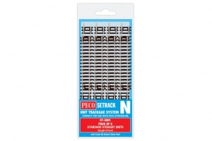 PECO ST-3001 N GAUGE STANDARD STRAIGHTS