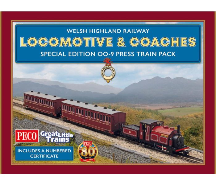 PECO GR-1005 OO-9 WELSH HIGHLAND RAILWAY TRAIN PACK