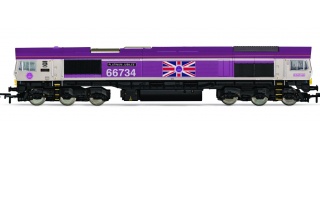 HORNBY R30332 GBRf CLASS 66 PLATINUM JUBILEE No 66734