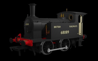 RAPIDO 932009 LNER Y7 BRITISH RAILWAYS BLACK No 68089